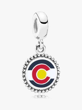 PandoraColorado Flag Dangle Charm